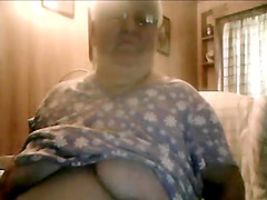 Webcam show from hot bbw Granny