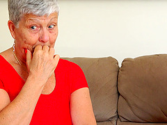 Short haired mature amateur granny Savana pounded after a blowjob