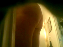 My wife after the shower. Hidden camera video. Very natural and pure.