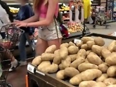 "Petite Babe Haley Reed Flashes Tits in Grocery Store then Fucks You (POV)"