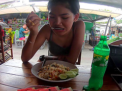 Real amateur Thai teen fuck after lunch