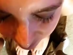 Nice amateur compilation of a naughty teen loving cum