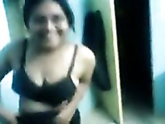Chubby Indian milf allows a guy to finger her hairy vagina